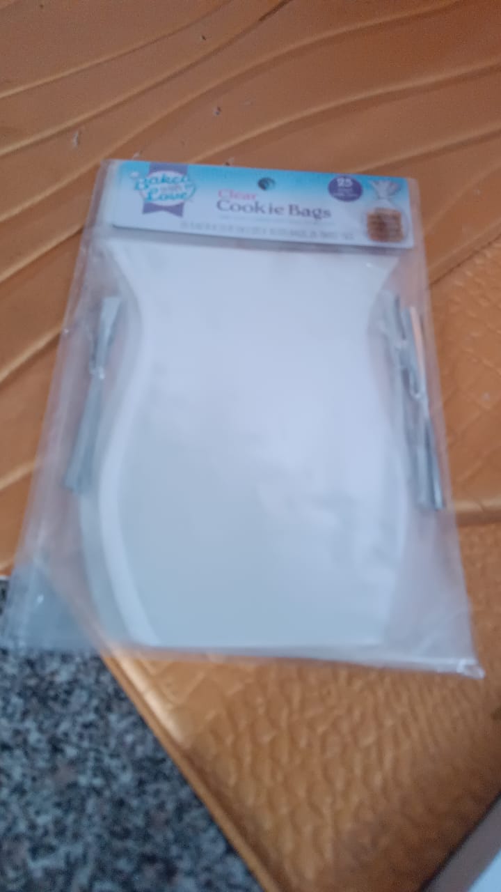 Clear Cookie Bags, Gift Bag Clear Flat Treat Bags (50 Pc Set) Clear Cookie Bags, Gift Bag Clear Flat Treat Bags (50 Pc Set)